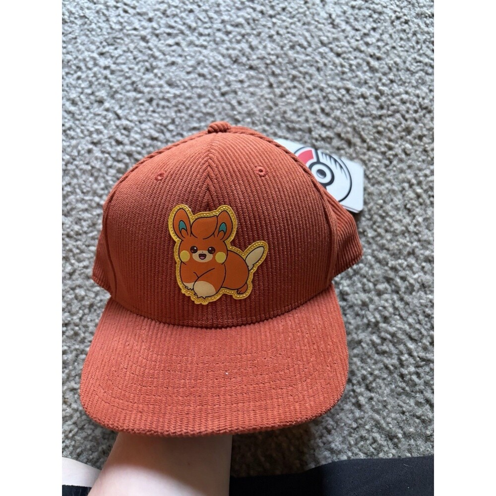 Pokemon Center Pawmi Patch Corduroy Hat NWT